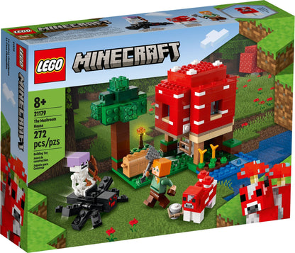 LEGO Minecraft: The Mushroom House (21179) - New Sealed - box front