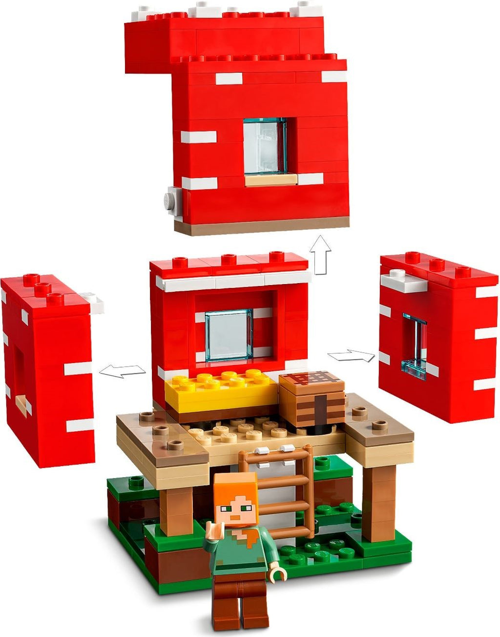 LEGO Minecraft: The Mushroom House (21179) - New Sealed - set details
