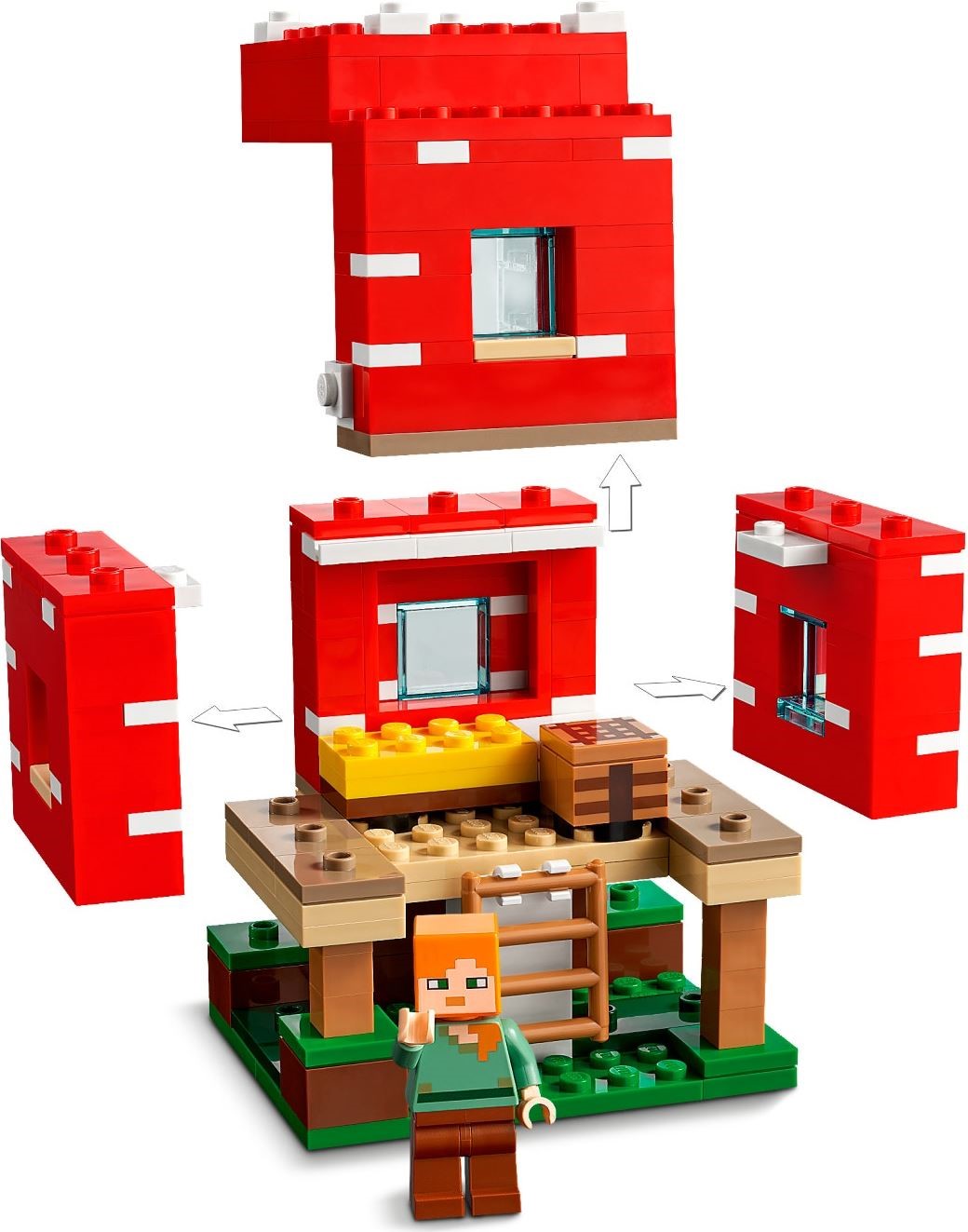 LEGO Minecraft: The Mushroom House (21179) - New Sealed - set details