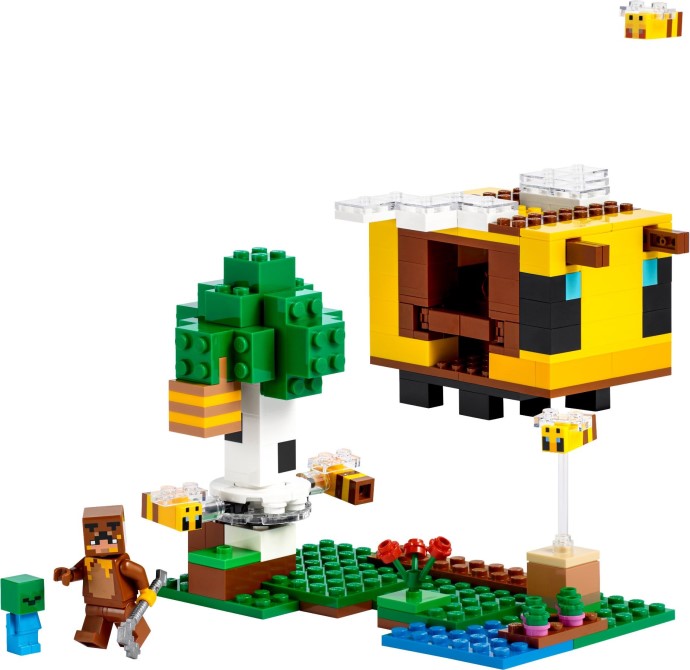 LEGO Minecraft: The Bee Cottage (21241) - New Sealed - rear view
