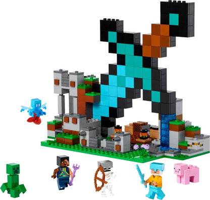 LEGO Minecraft: The Sword Outpost (21244) - New Sealed - play features