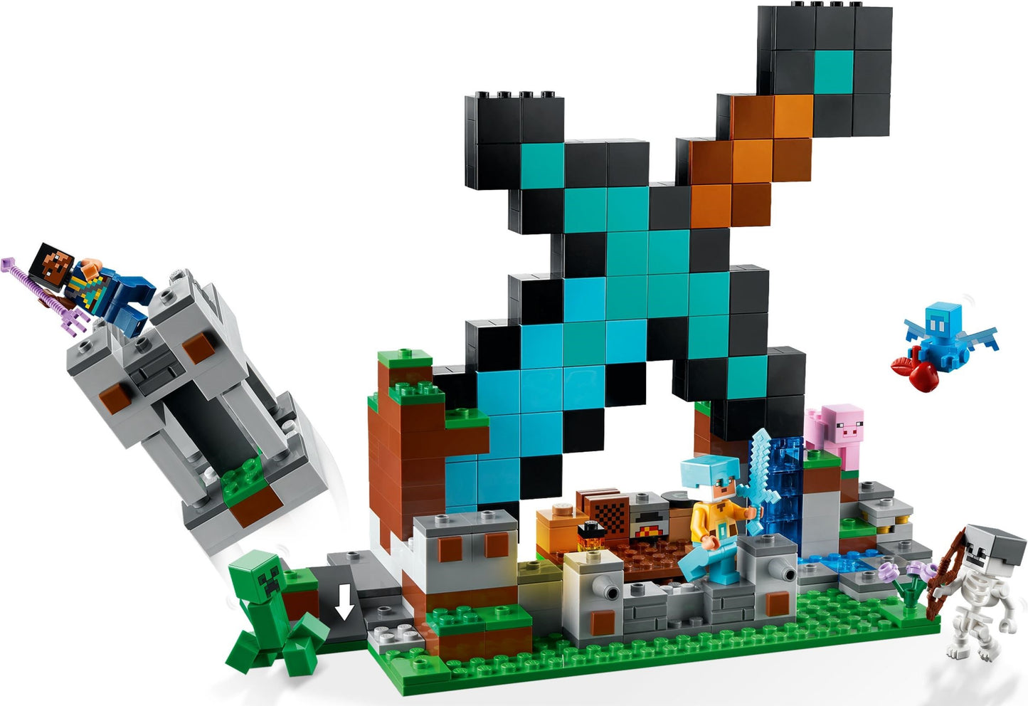 LEGO Minecraft: The Sword Outpost (21244) - New Sealed - built set