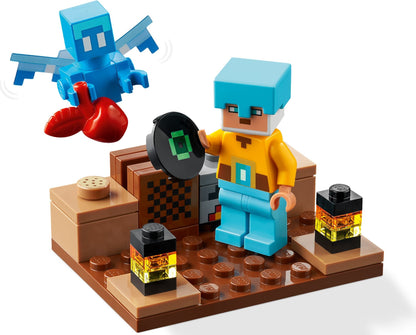 LEGO Minecraft: The Sword Outpost (21244) - New Sealed - minifigures