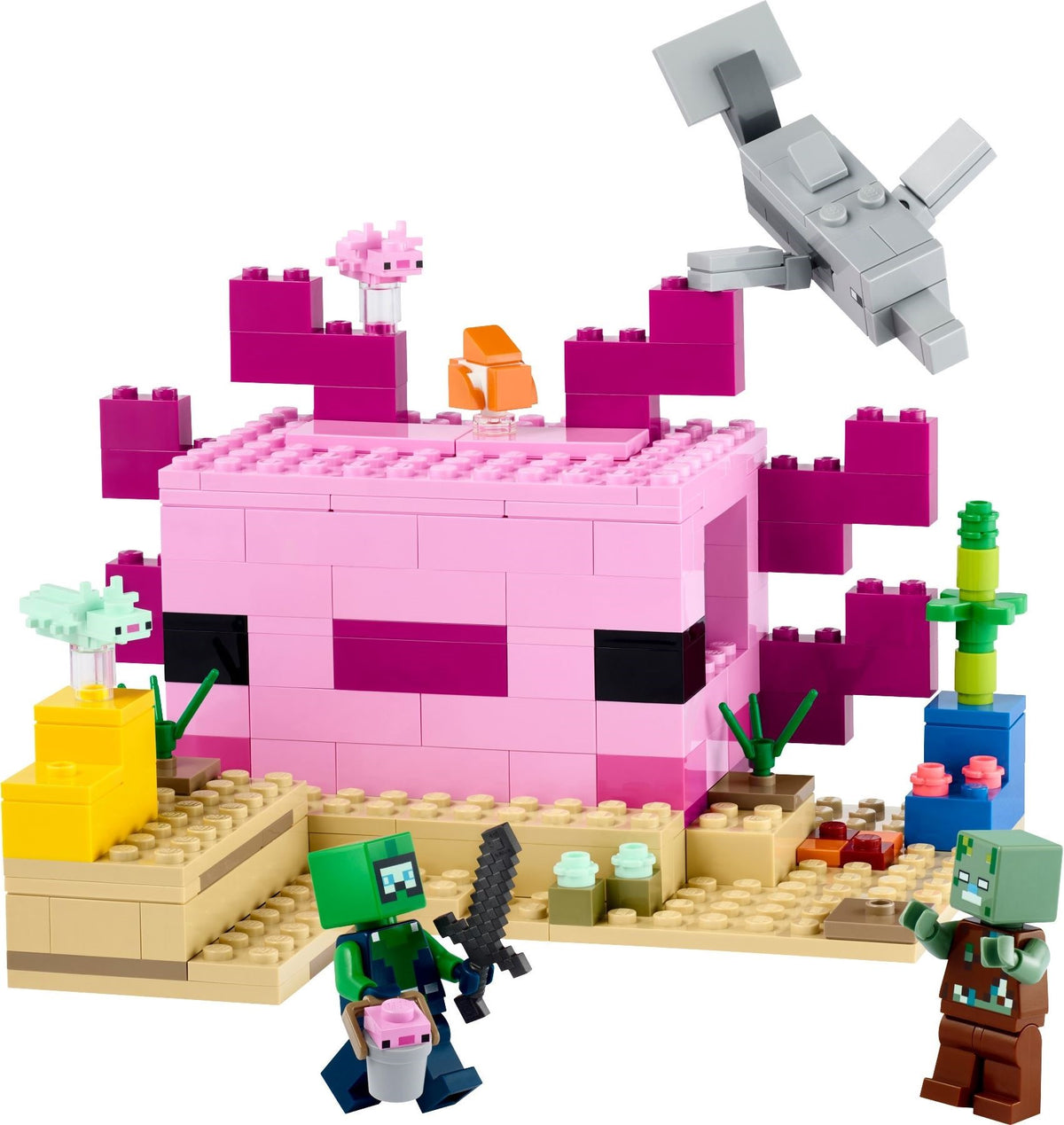 LEGO Minecraft: The Axolotl House (21247)