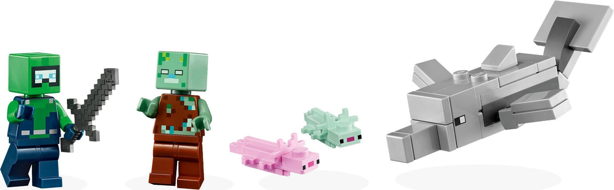 LEGO Minecraft: The Axolotl House (21247) - New Sealed - alternate view