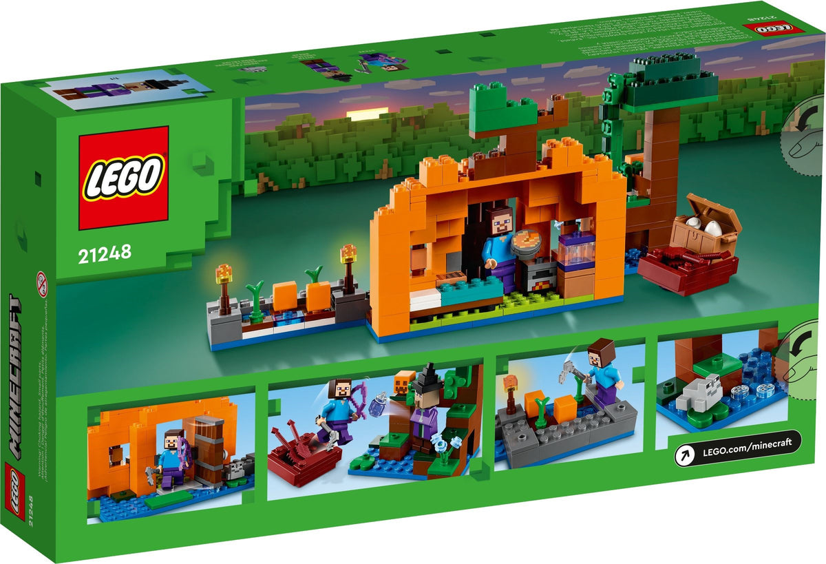 LEGO Minecraft: The Pumpkin Farm (21248) - New Sealed - rear view