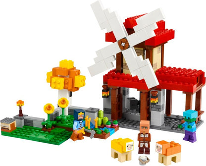 LEGO Minecraft: The Windmill Farm (Minecraft) (21262) - New Sealed - close-up