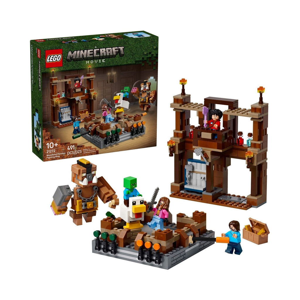 LEGO Minecraft: Woodland Mansion Fighting Ring (21272) - New Sealed - minifigures