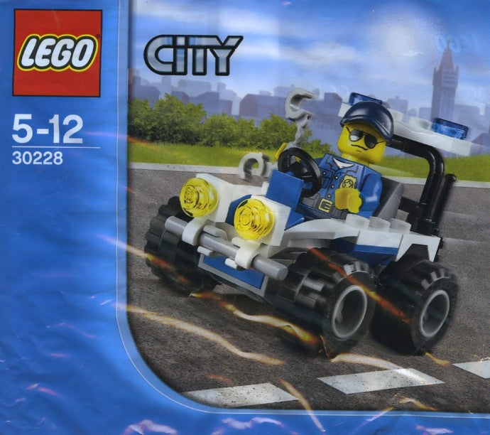 LEGO City: City Police ATV 30228 (30228) - New Sealed - minifigures