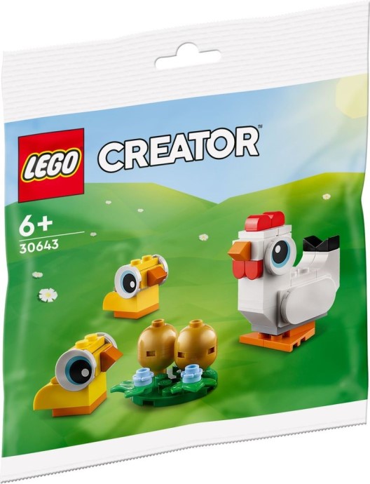LEGO Seasonal: Creator Easter Chickens 30643 Polybag, Multicolor (30643) - New Sealed - box front