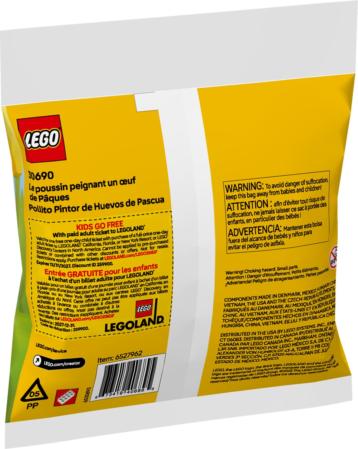 LEGO Seasonal: Easter Egg Chick Painting Fun (30690)