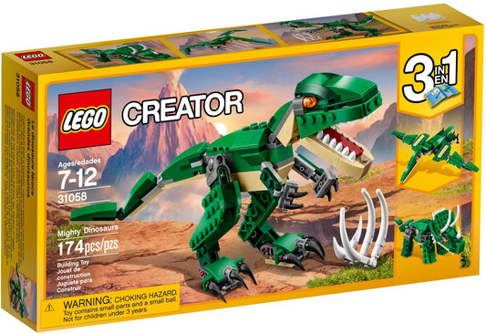 LEGO Creator: Mighty Dinosaurs (31058) - New Sealed - box front