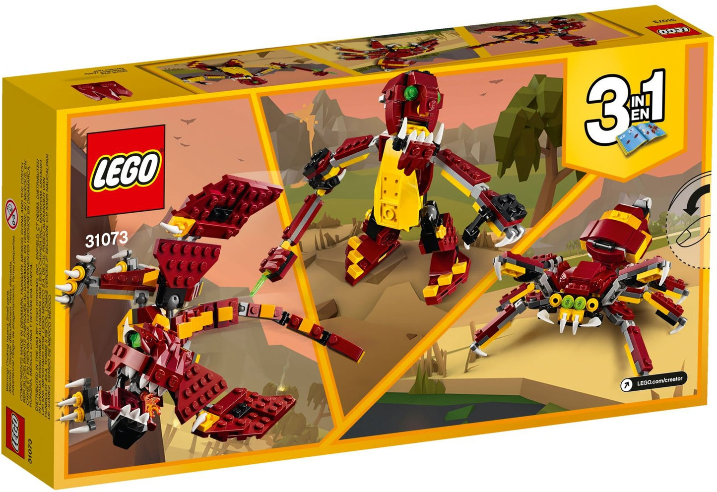 LEGO Creator: Mythical Creatures (31073) - New Sealed - built set