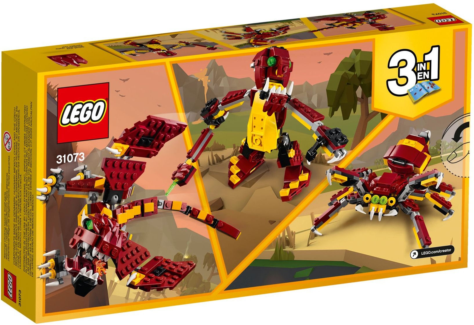 LEGO Creator: Mythical Creatures (31073) - New Sealed - built set