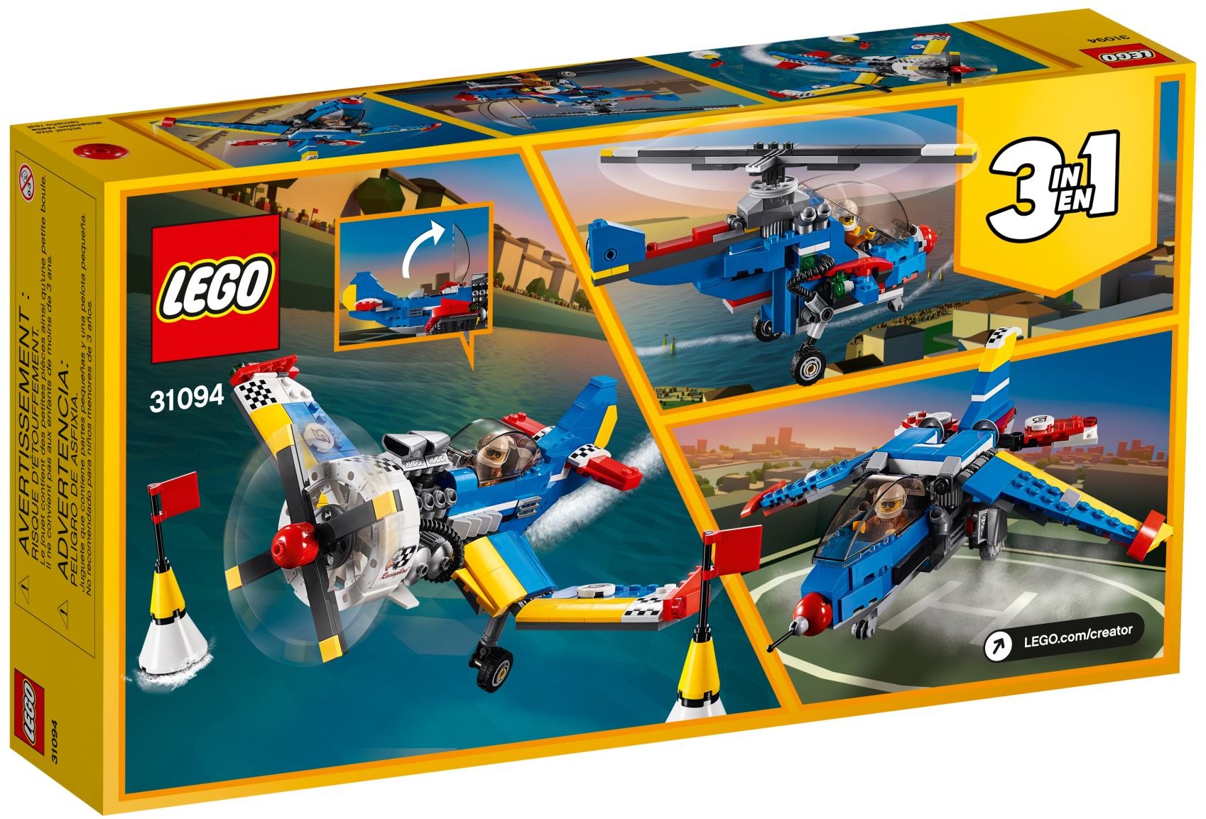 LEGO Creator: Race Plane (31094) - New Sealed - set details