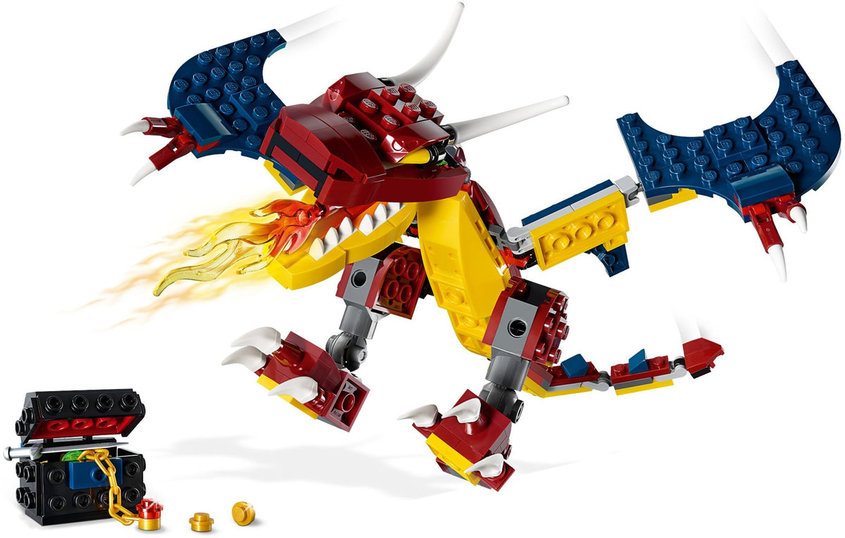 LEGO Creator: 31102 Creator Fire Dragon (31102) - New Sealed - minifigures