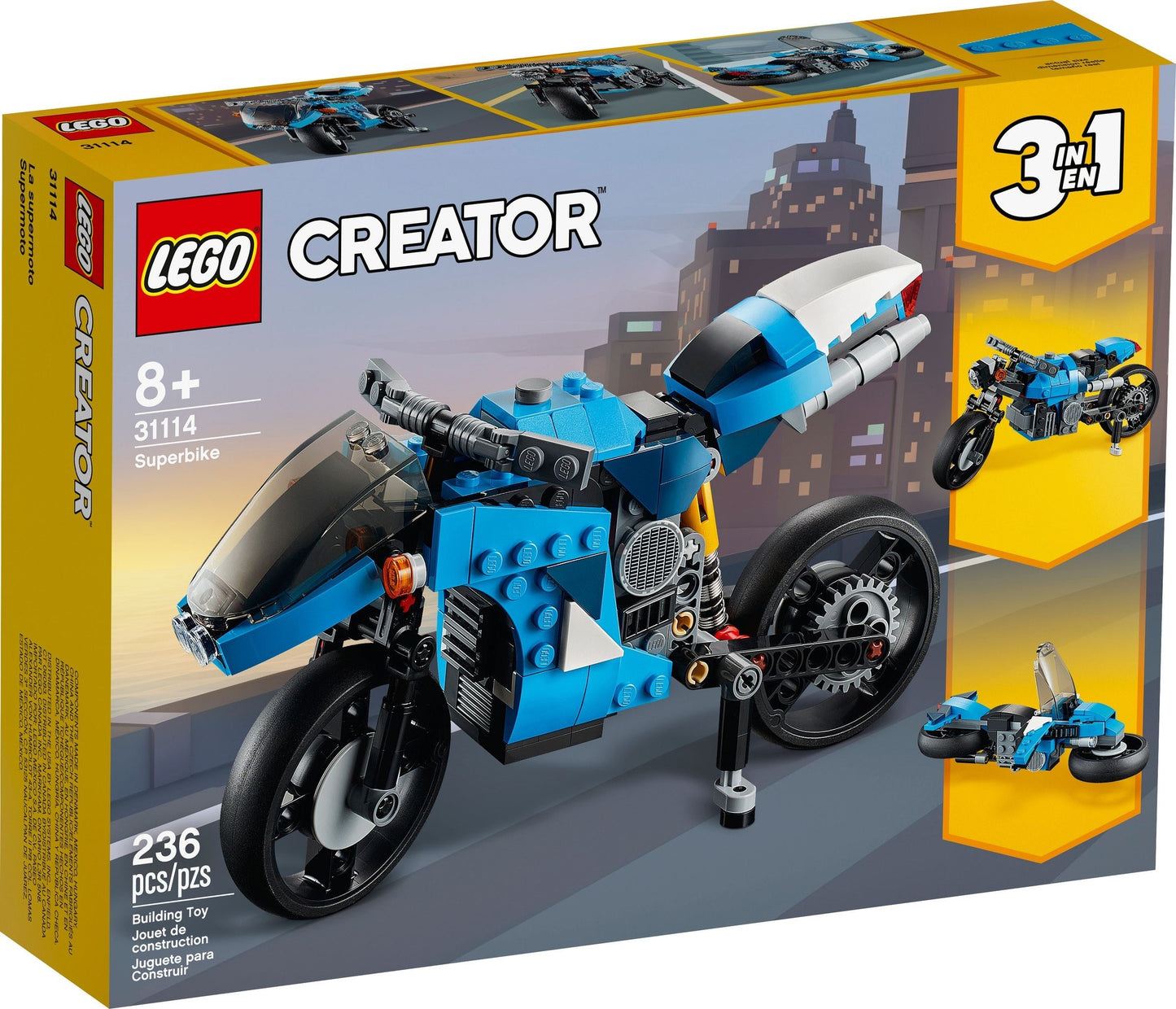 LEGO Creator: 31114 Creator Superbike (31114) - New Sealed - box front