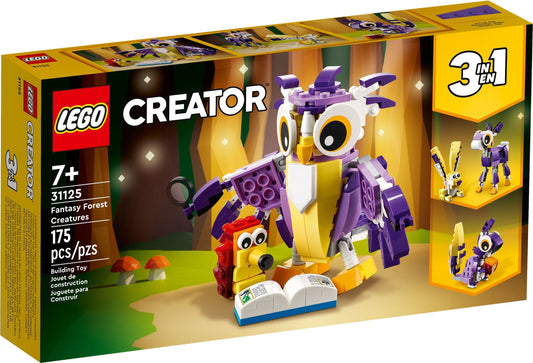 LEGO Creator: Fantasy Forest Creatures (31125) - New Sealed - box front