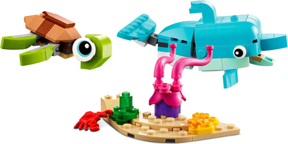LEGO Creator: Dolphin and Turtle (31128) - New Sealed - built set