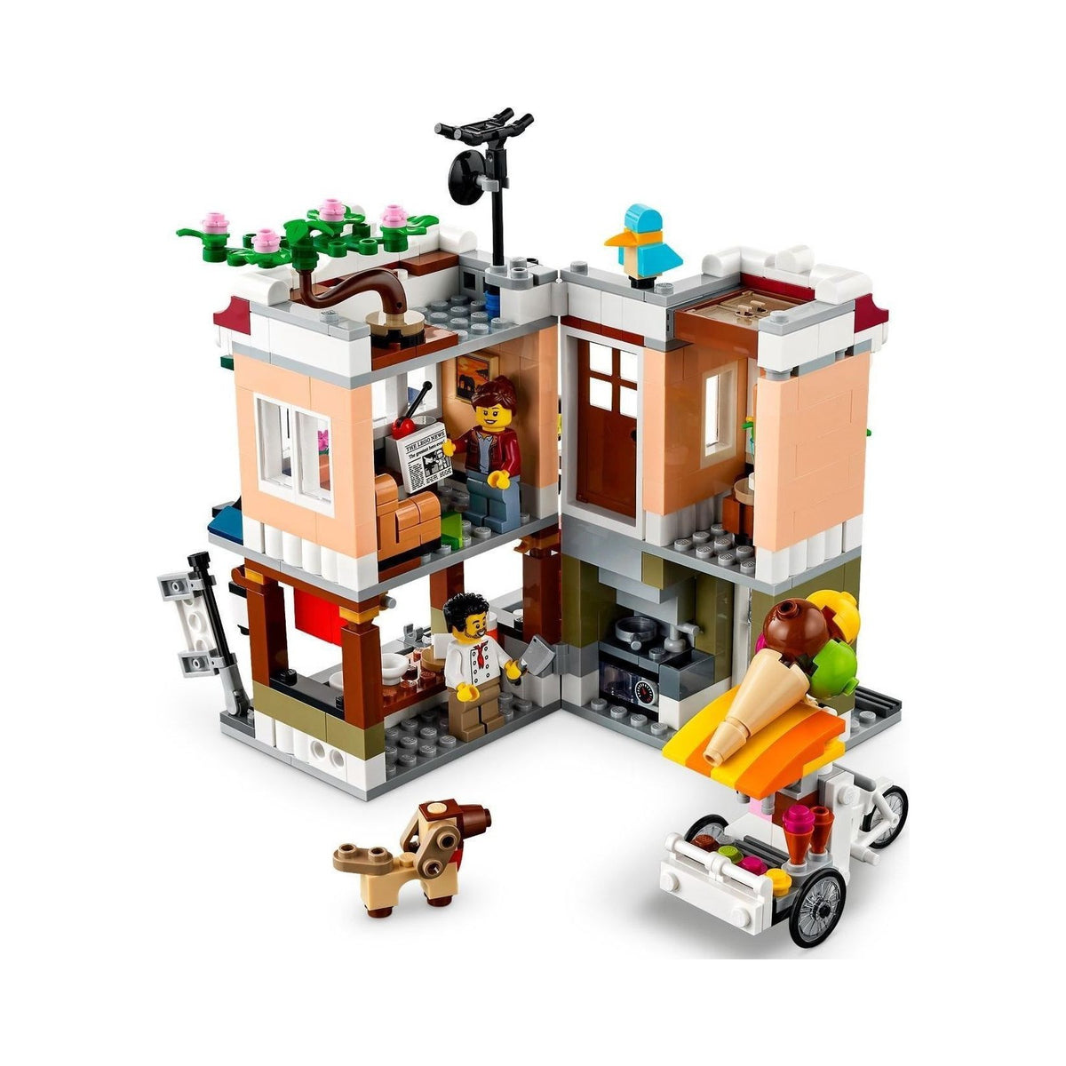 LEGO Creator: Downtown Noodle Shop (31131) - New Sealed - rear view