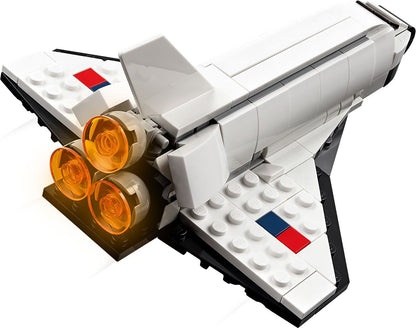 LEGO Creator: 31134 Creator 3 in 1 Space Shuttle Toy to Astronaut Figure to Spaceship, Building Toys for Kids, Boys, Girls Aged 6 and up, Creative Gift Idea (31134) - New Sealed - built set