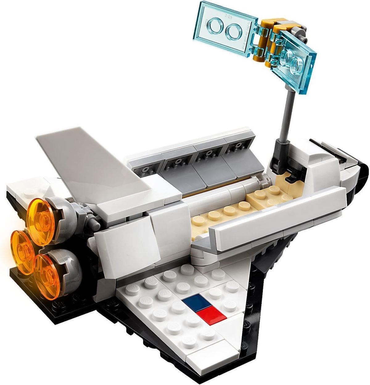 LEGO Creator: 31134 Creator 3 in 1 Space Shuttle Toy to Astronaut Figure to Spaceship, Building Toys for Kids, Boys, Girls Aged 6 and up, Creative Gift Idea (31134) - New Sealed - minifigures