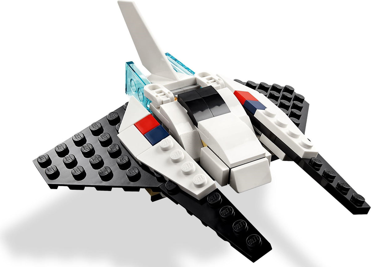 LEGO Creator: 31134 Creator 3 in 1 Space Shuttle Toy to Astronaut Figure to Spaceship, Building Toys for Kids, Boys, Girls Aged 6 and up, Creative Gift Idea (31134) - New Sealed - alternate view