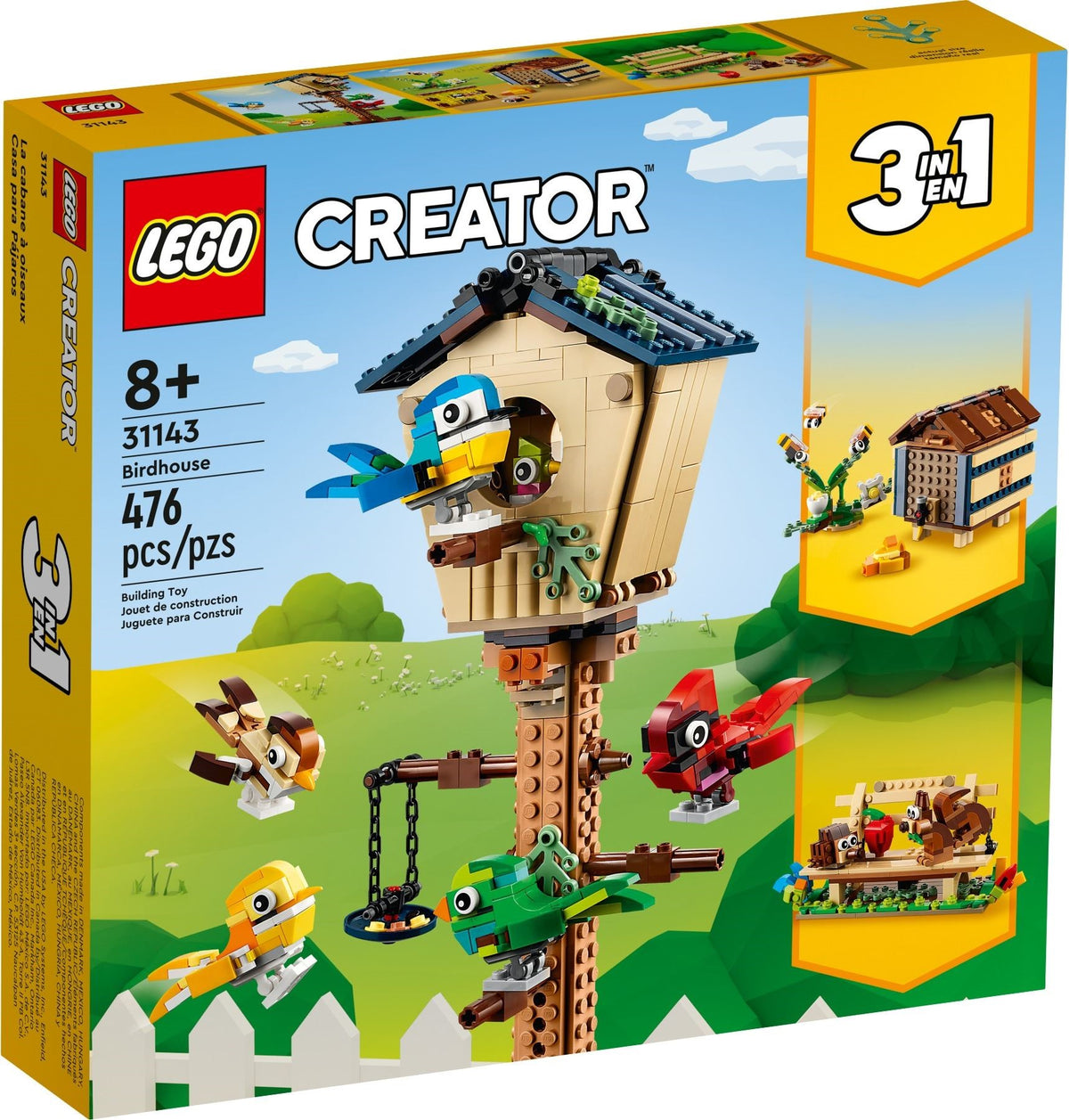 LEGO Creator: Birdhouse (31143) - New Sealed - box front