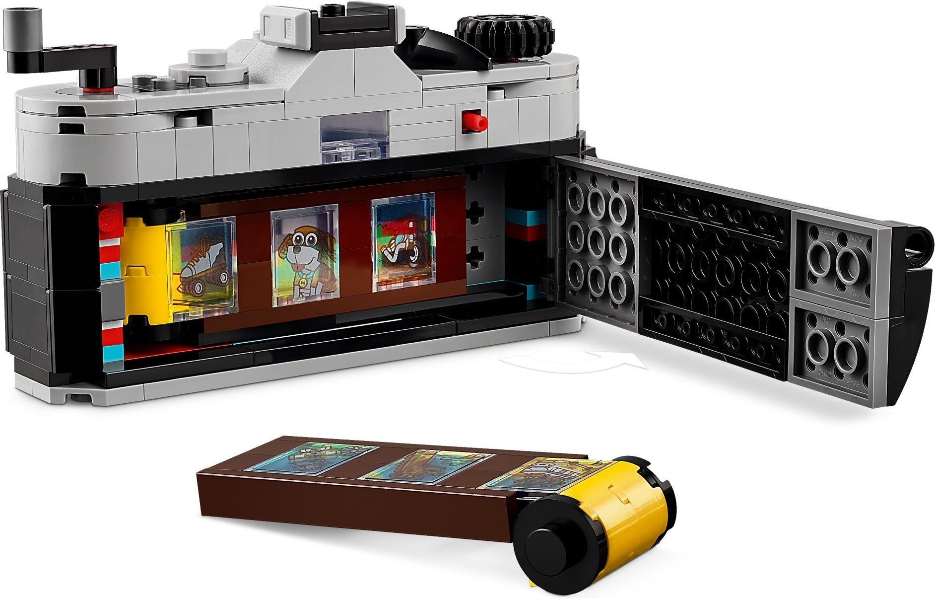 LEGO Creator: Creator 3in1 Retro Camera Toy to Video Camera to TV Set, Kids' Desk Decoration or Bedroom Accessories, Photography Gifts for Girls and Boys Aged 8 Plus Years Old Who Enjoy Creative Play 31147 (31147) - New Sealed - minifigures