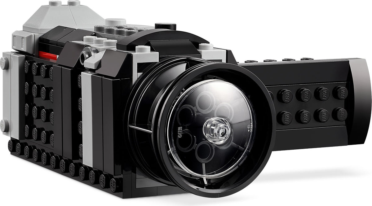 LEGO Creator: Creator 3in1 Retro Camera Toy to Video Camera to TV Set, Kids' Desk Decoration or Bedroom Accessories, Photography Gifts for Girls and Boys Aged 8 Plus Years Old Who Enjoy Creative Play 31147 (31147) - New Sealed - close-up
