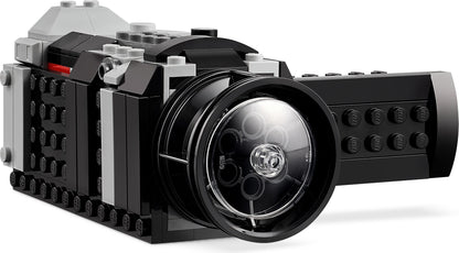 LEGO Creator: Creator 3in1 Retro Camera Toy to Video Camera to TV Set, Kids' Desk Decoration or Bedroom Accessories, Photography Gifts for Girls and Boys Aged 8 Plus Years Old Who Enjoy Creative Play 31147 (31147) - New Sealed - close-up