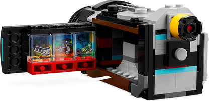 LEGO Creator: Creator 3in1 Retro Camera Toy to Video Camera to TV Set, Kids' Desk Decoration or Bedroom Accessories, Photography Gifts for Girls and Boys Aged 8 Plus Years Old Who Enjoy Creative Play 31147 (31147) - New Sealed - rear view