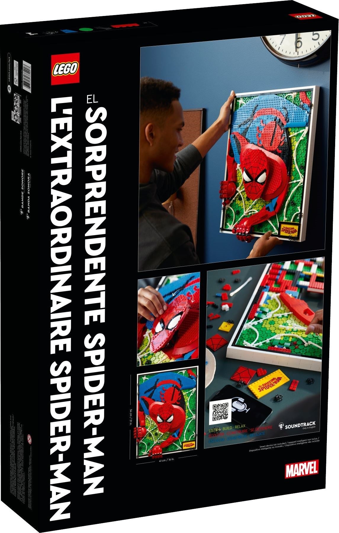 LEGO LEGO Art: The Amazing Spider-Man (31209) - New Sealed - minifigures