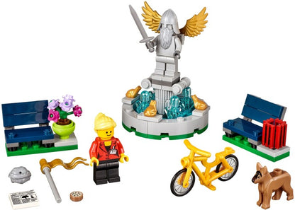 LEGO Creator: Fountain (40221) - New Sealed - play features