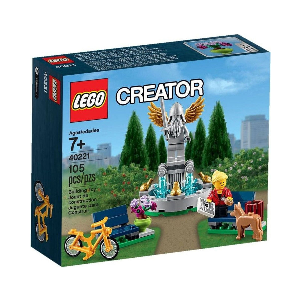 LEGO Creator: Fountain (40221) - New Sealed - box front
