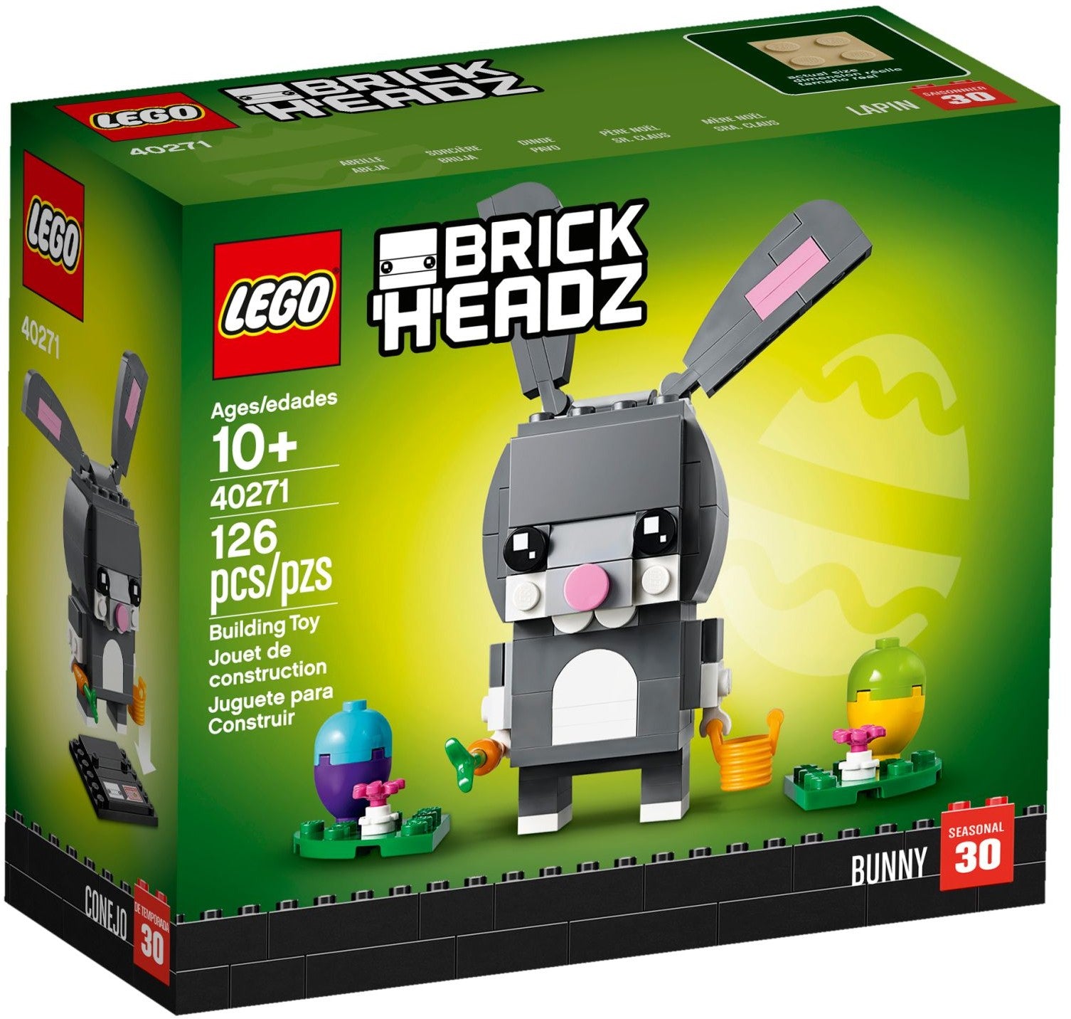 LEGO Brickheadz: Easter Bunny (40271) - New Sealed - box front