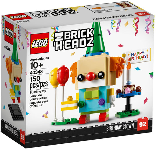 LEGO BrickHeadz: Birthday Clown (40348) - New Sealed
