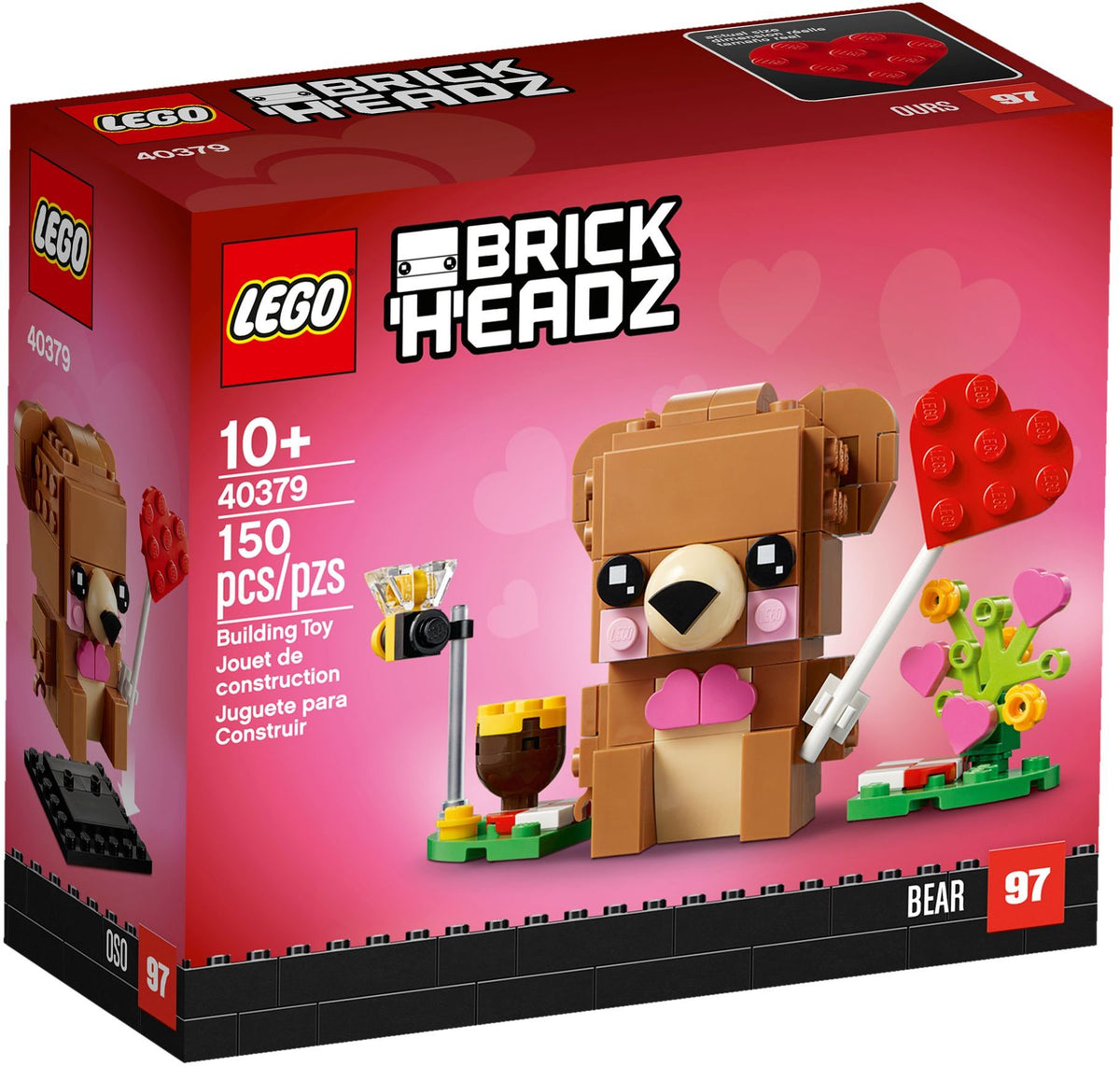 LEGO Brickheadz: Bear (40379) - New Sealed - box front