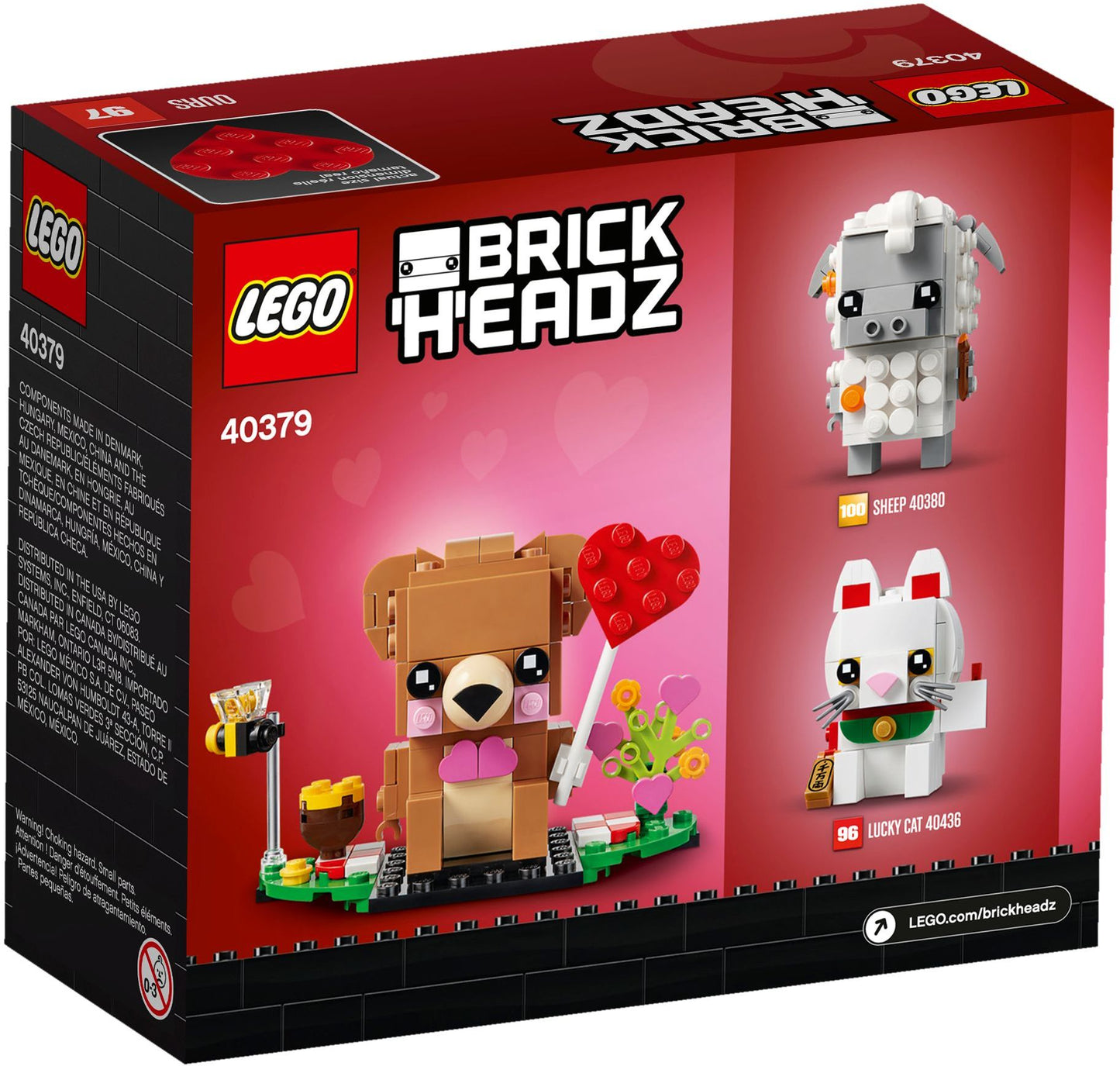 LEGO Brickheadz: Bear (40379) - New Sealed - built set