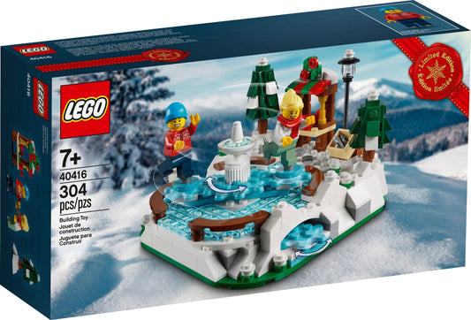 LEGO Seasonal: Ice Skating Rink (40416) - New Sealed - box front