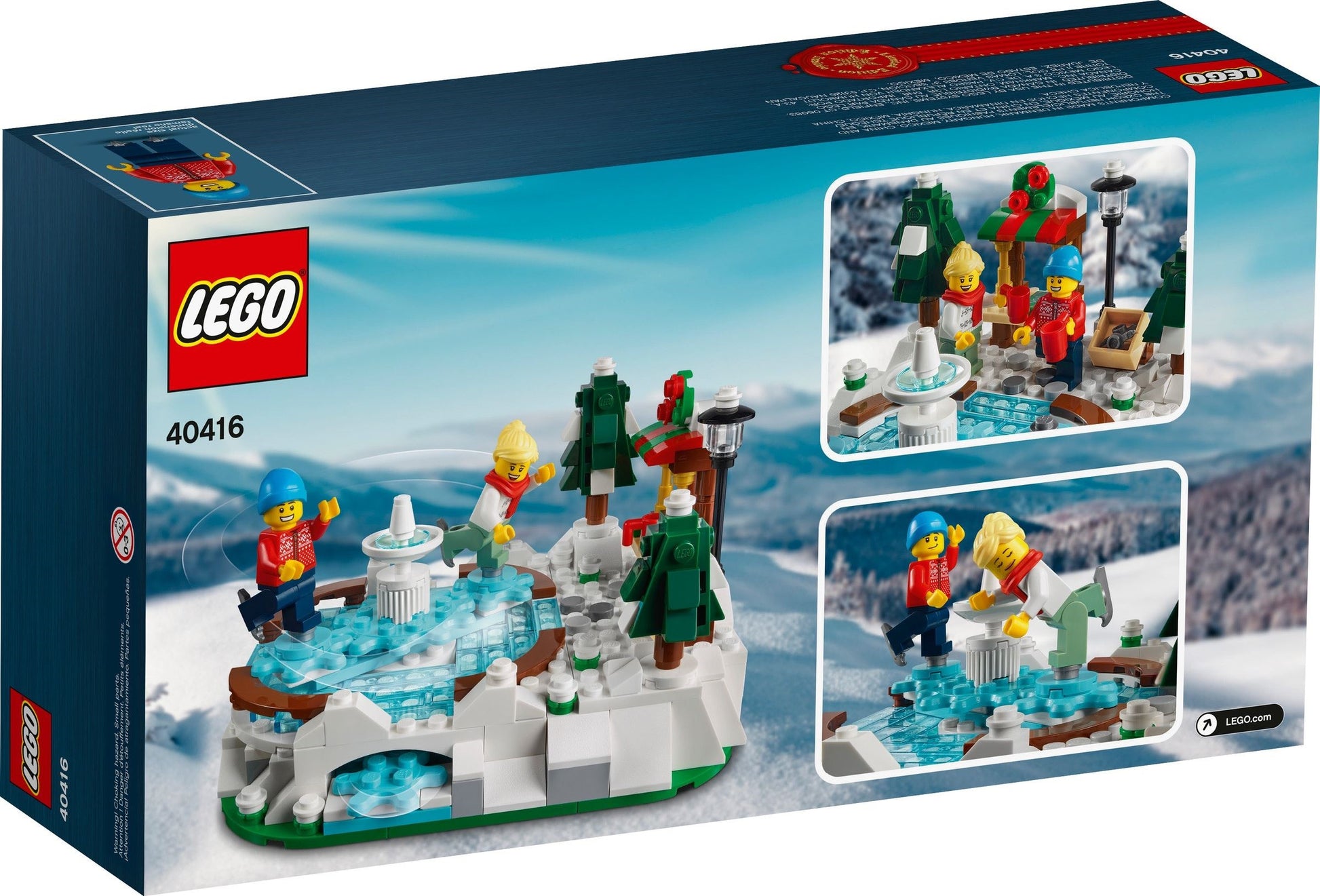 LEGO Seasonal: Ice Skating Rink (40416) - New Sealed - built set