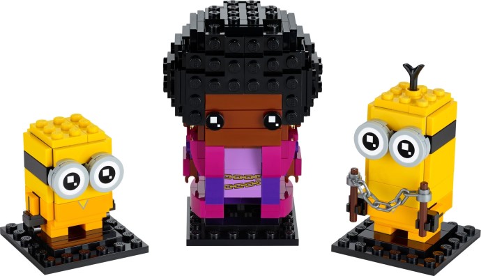 LEGO Brickheadz: Belle Bottom, Kevin and Bob (40421) - New Sealed - close-up
