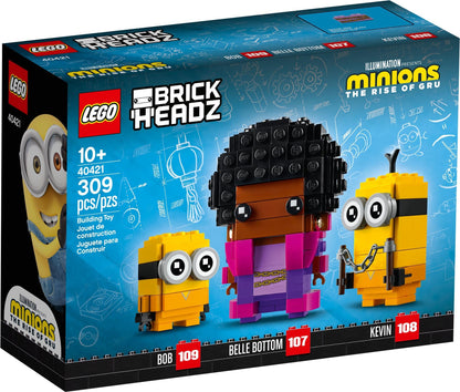 LEGO Brickheadz: Belle Bottom, Kevin and Bob (40421) - New Sealed - box front