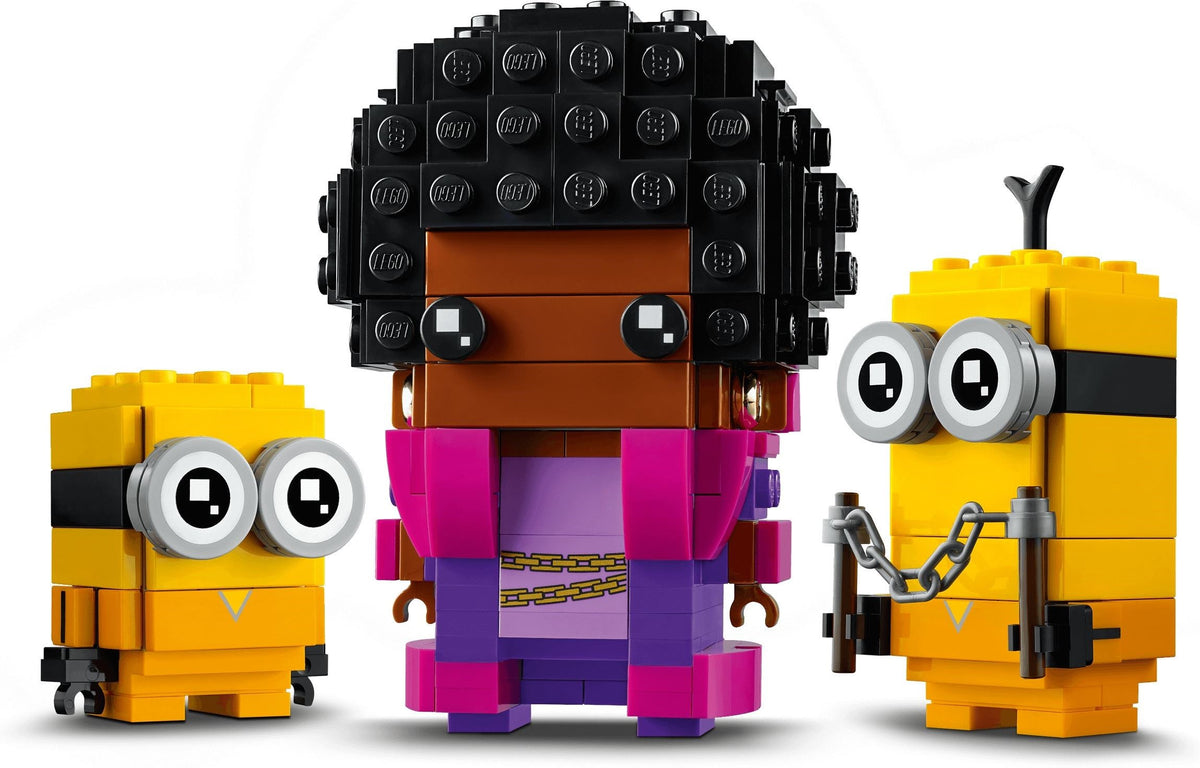 LEGO Brickheadz: Belle Bottom, Kevin and Bob (40421) - New Sealed - built set