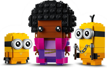 LEGO Brickheadz: Belle Bottom, Kevin and Bob (40421) - New Sealed - built set