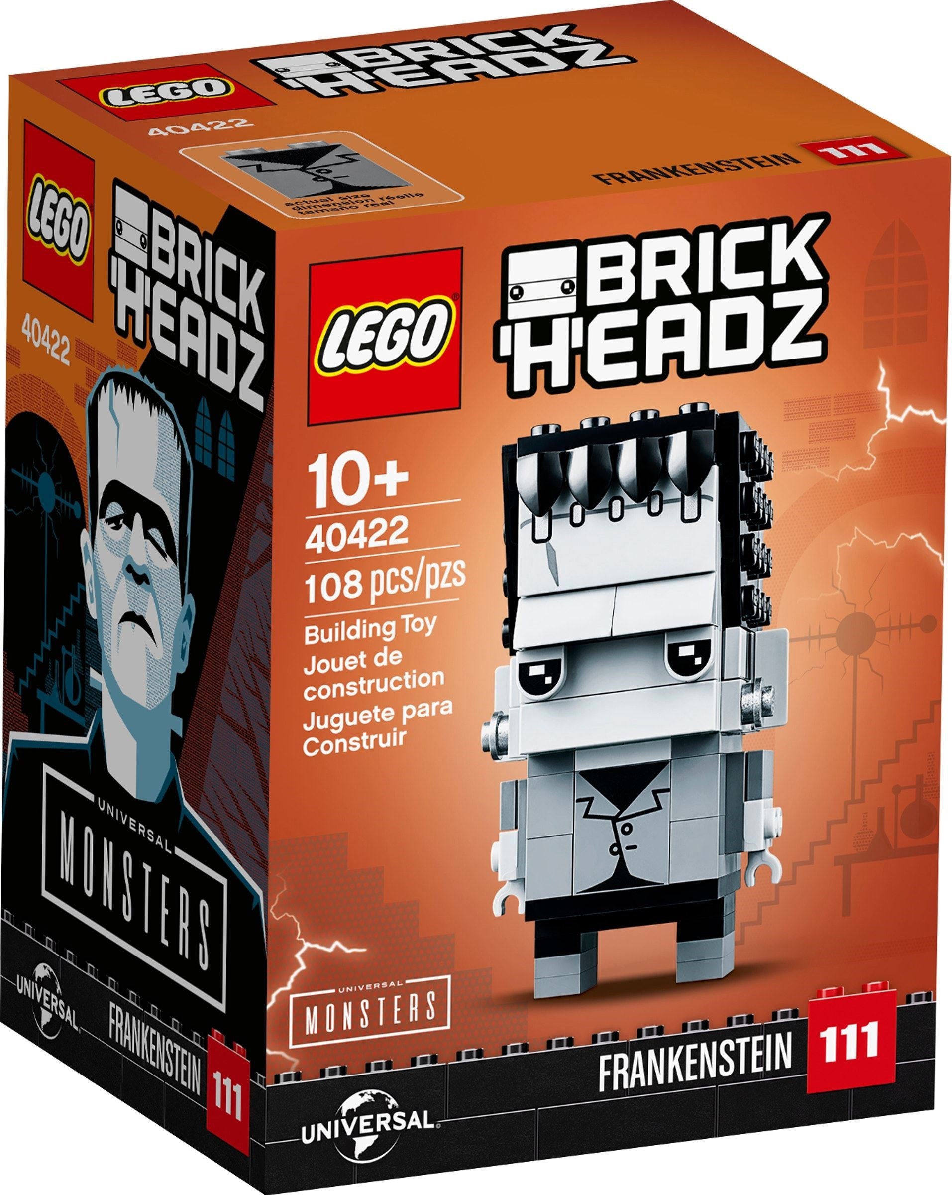 LEGO BrickHeadz: Frankenstein (40422) - New Sealed - box front