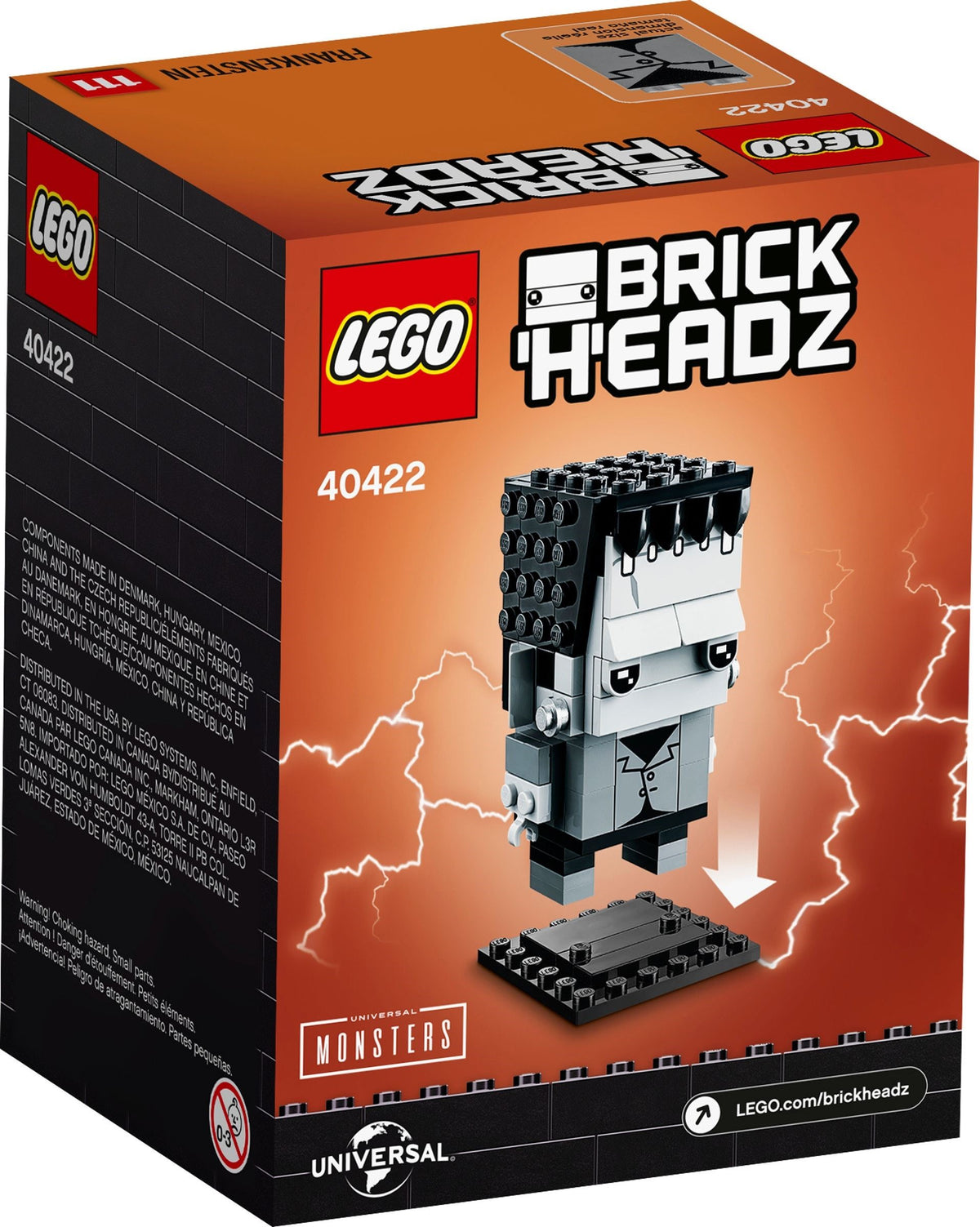 LEGO BrickHeadz: Frankenstein (40422) - New Sealed - built set