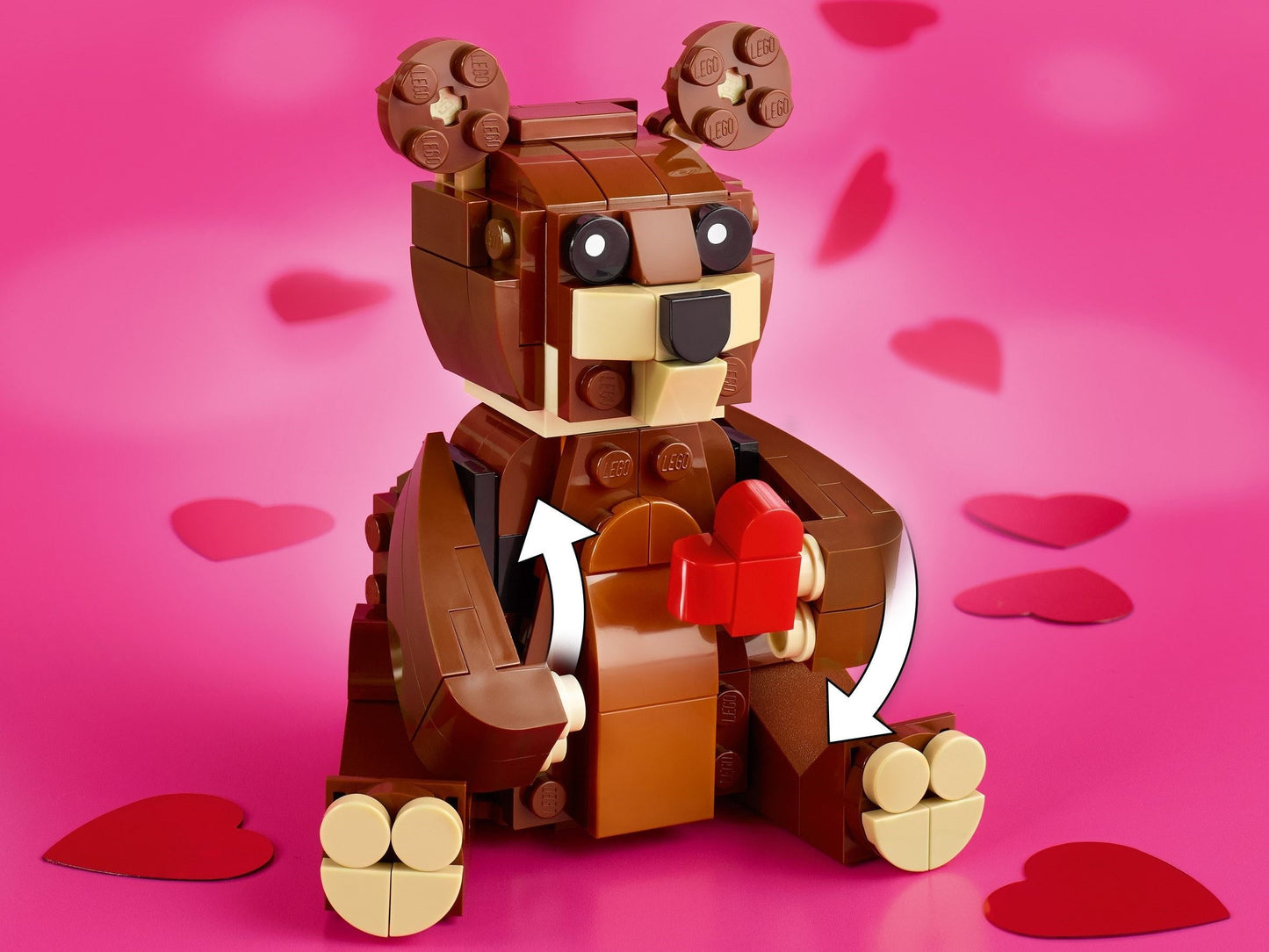 LEGO Seasonal: Valentine's Brown Bear (40462) - New Sealed - alternate view