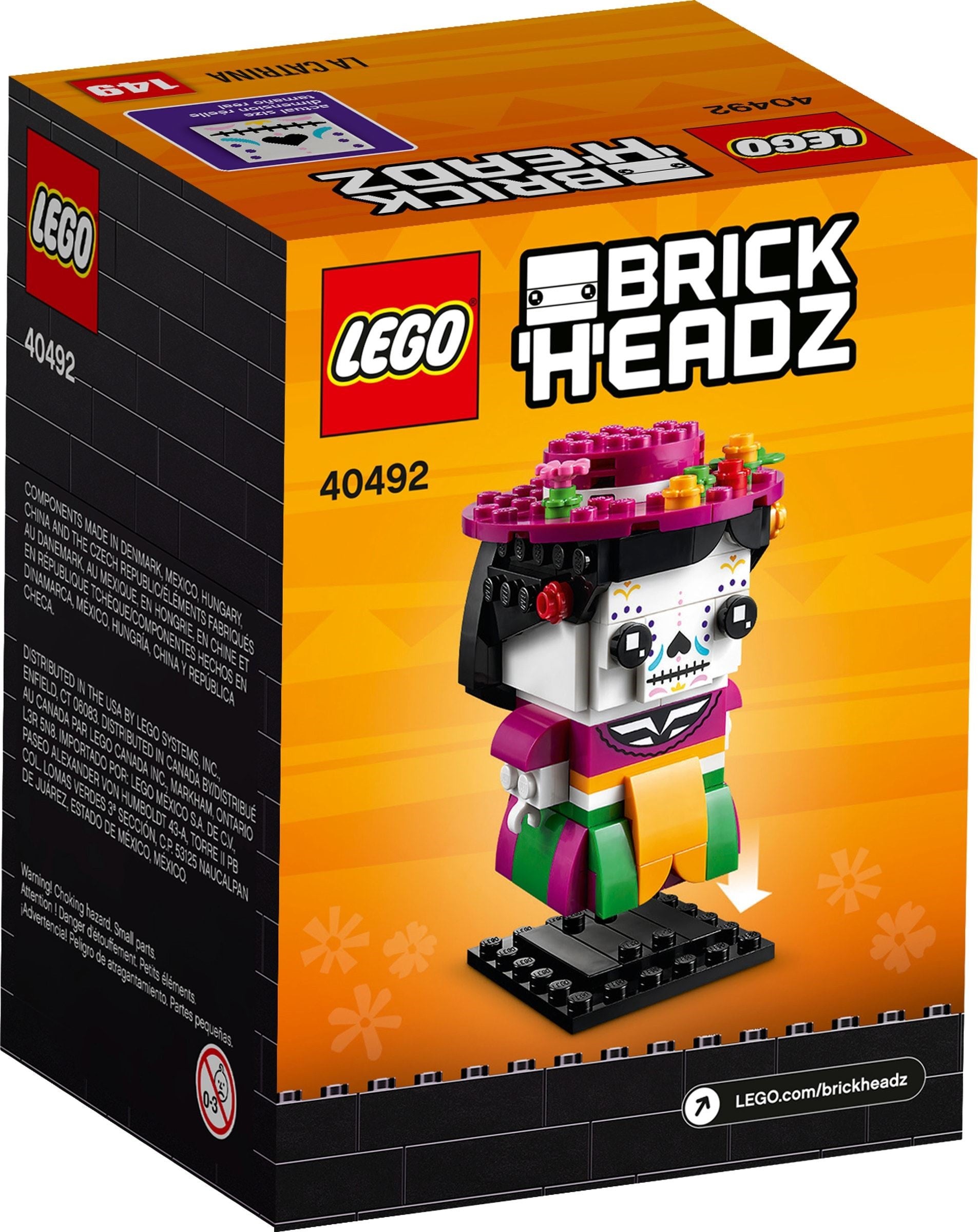 LEGO Brickheadz: La Catrina (40492) - New Sealed - built set