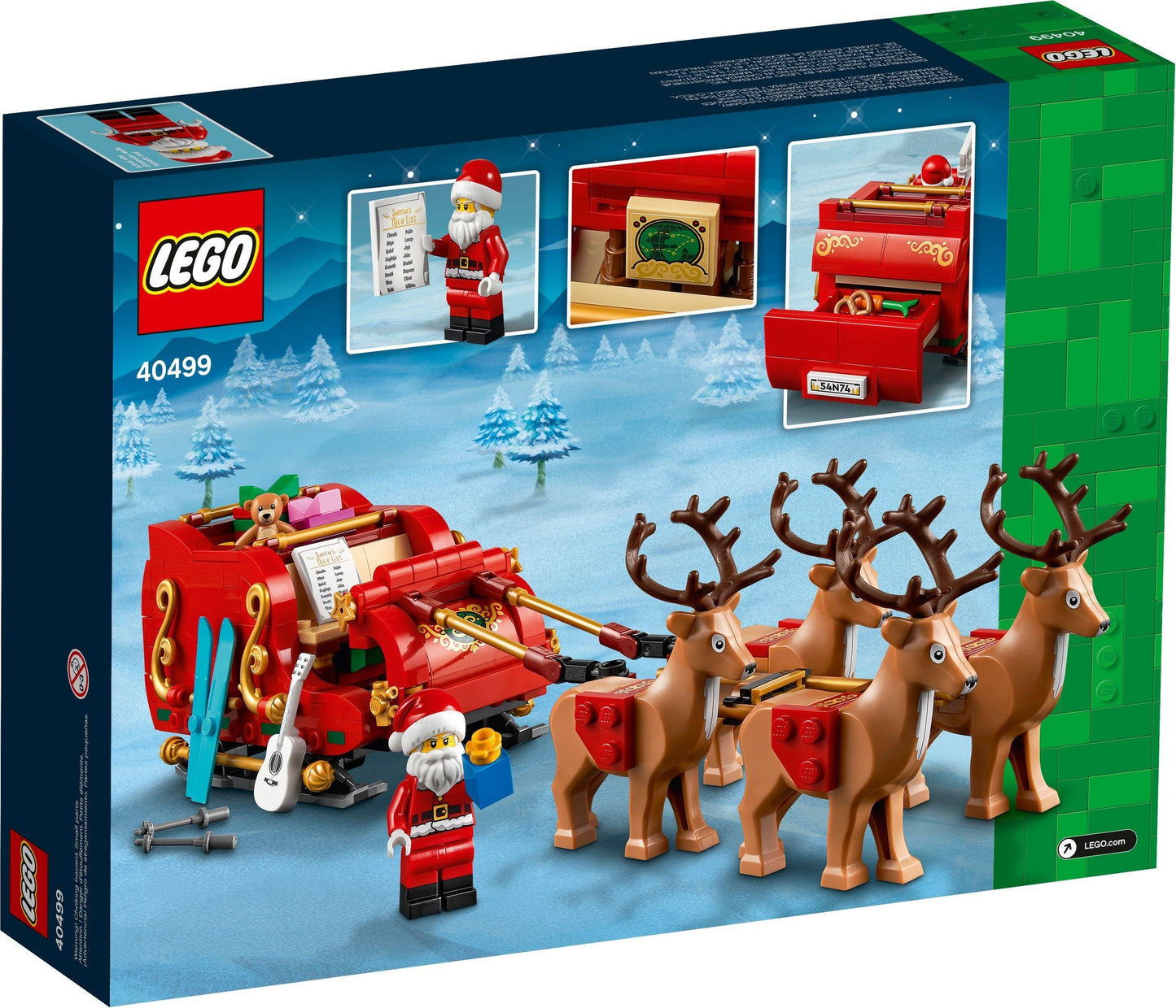 LEGO Seasonal: Santa's Sleigh (40499) - New Sealed